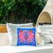 Stupell Industries Pink Tigers and Monstera Outdoor Printed Pillow, design by Carrie Cantwell, 18 x 7 x 18